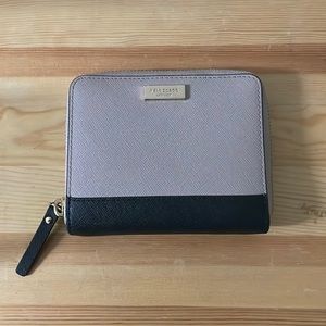 - Kate spade small black/taupe wallet